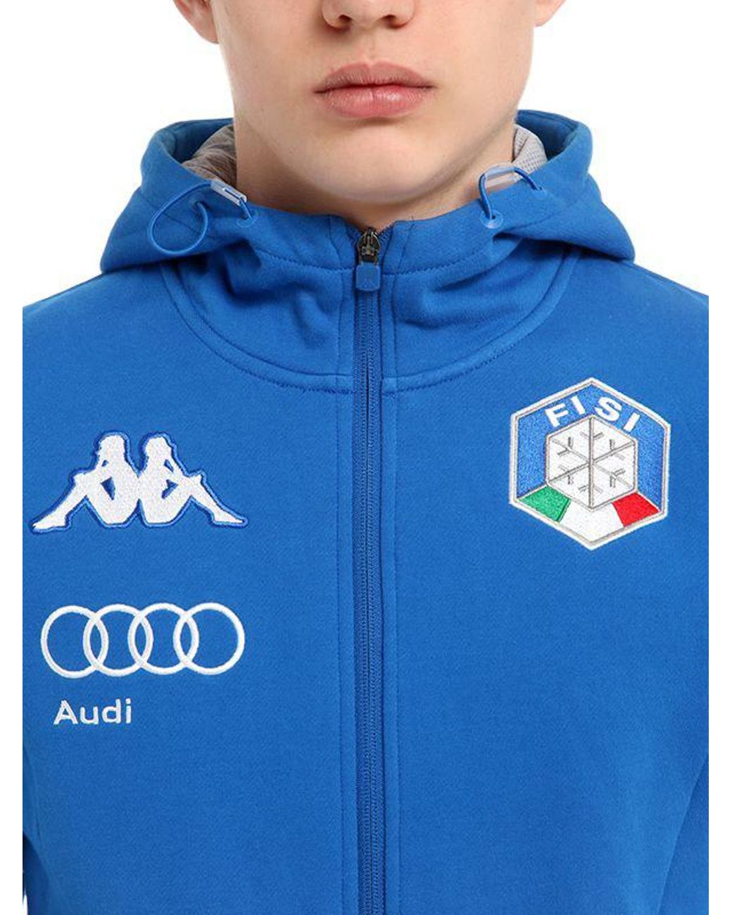 Kappa Fisi Italian Ski Team Sweatshirt in Blue for Men | Lyst