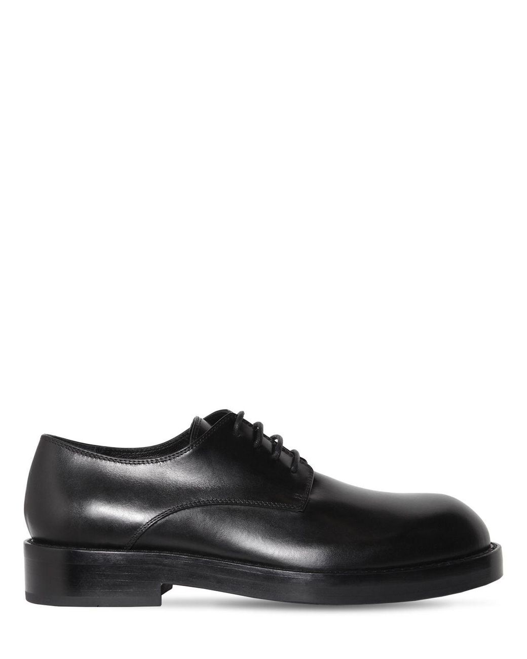 Ann Demeulemeester Oliver Leather Derby Lace-up Shoes in Black for Men ...