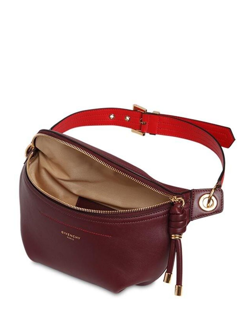 Givenchy Medium Whip Smooth Leather Belt Bag in Red Lyst