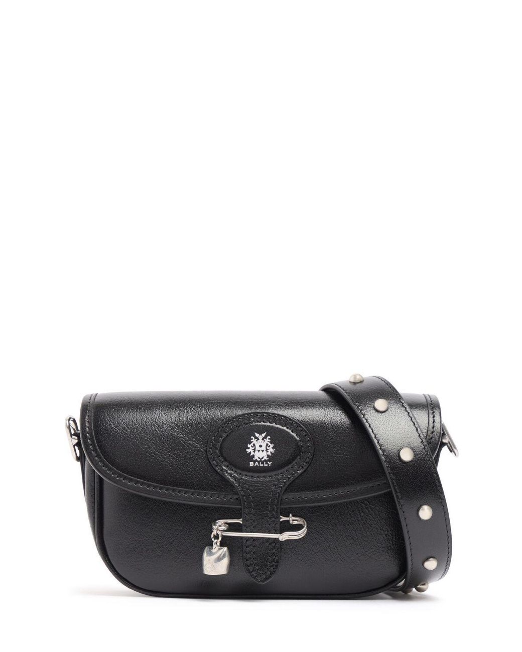 SW Beckett leather shoulder bag∴ Bally Sw Beckett Leather Shoulder Bag Unique in Black | Lyst