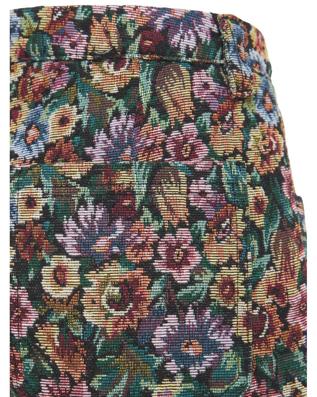 Jaded London Dark Woven Floral Skate 