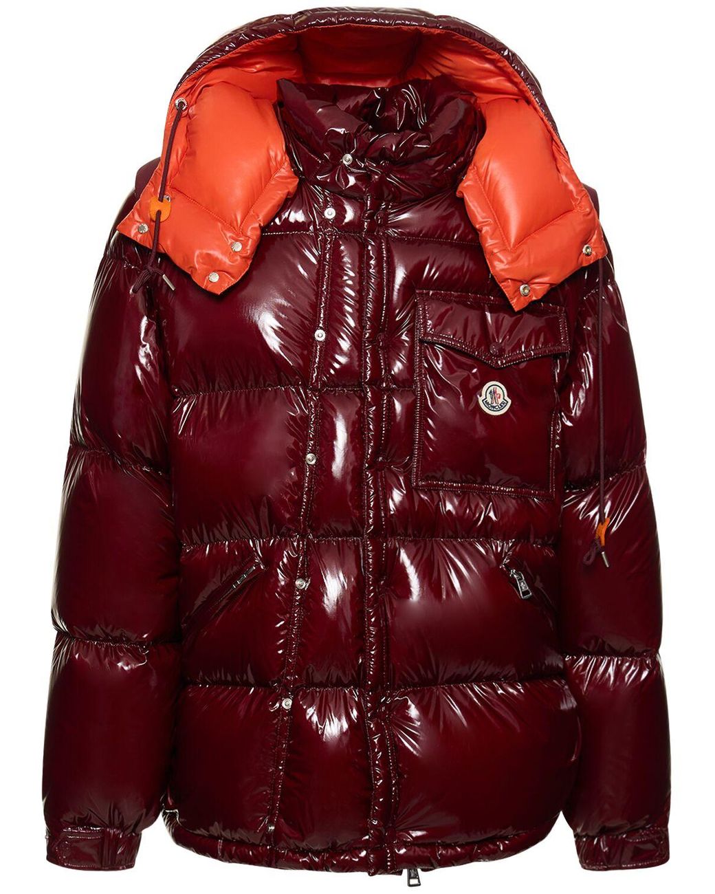 Womens moncler coat red deals