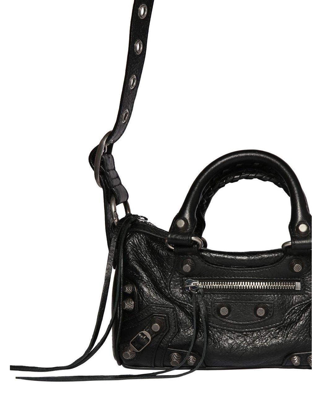 Balenciaga Mini Le Cagole レザーダッフルバッグ ブラック | Lyst