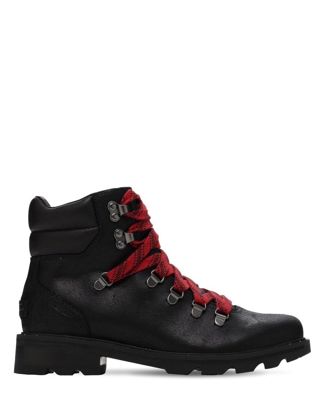 Sorel Lennox Hiker Waterproof Leather Boots in Black Lyst