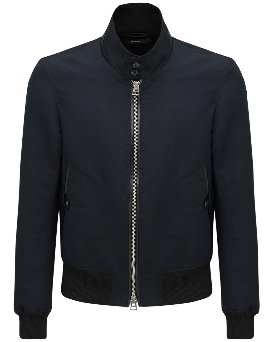 Tom Ford Harrington Cotton & Silk Shirt Jacket in Black for Men - Lyst