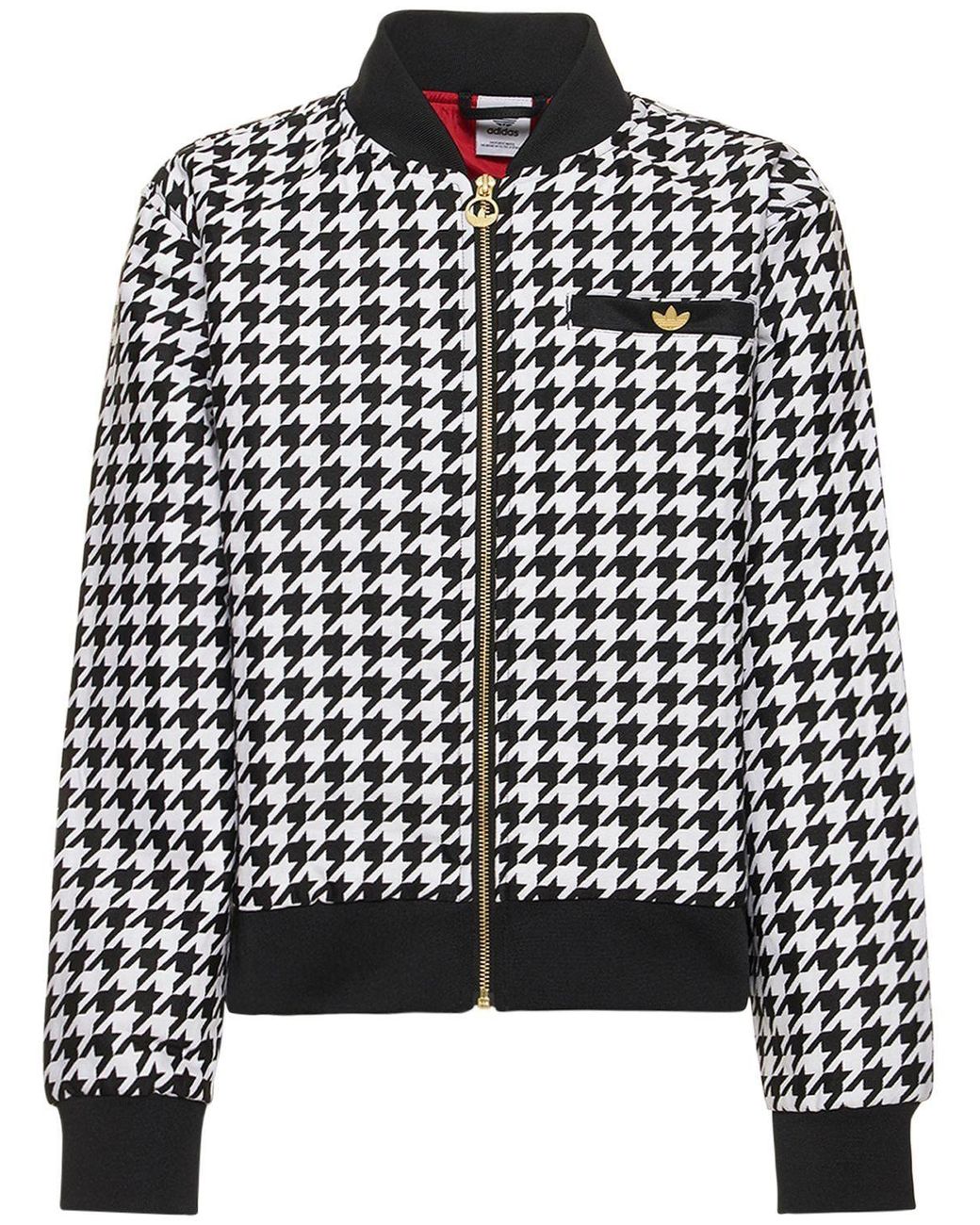 PHENOMENON HOUNDSTOOTH STAND COLLAR JKT