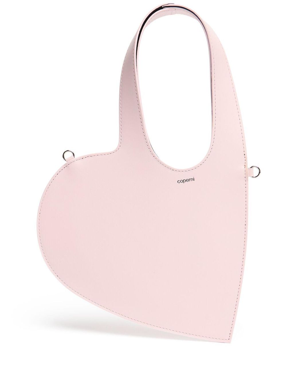 Coperni Baby Hart Leather Crossbody Bag in Pink | Lyst
