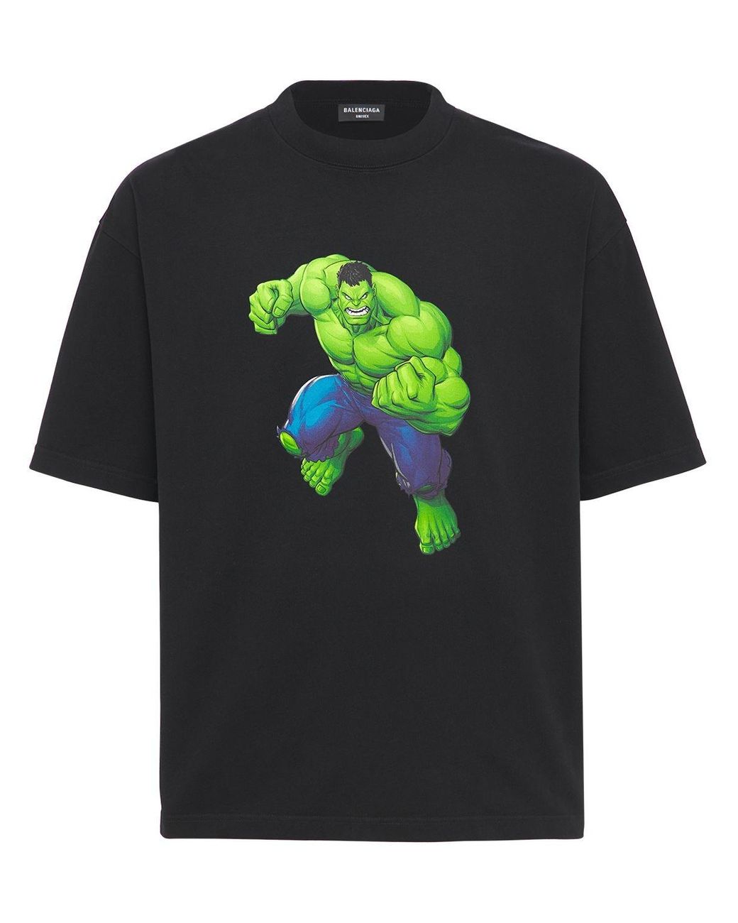 Balenciaga Hulk Cotton T-shirt in Black for Men | Lyst