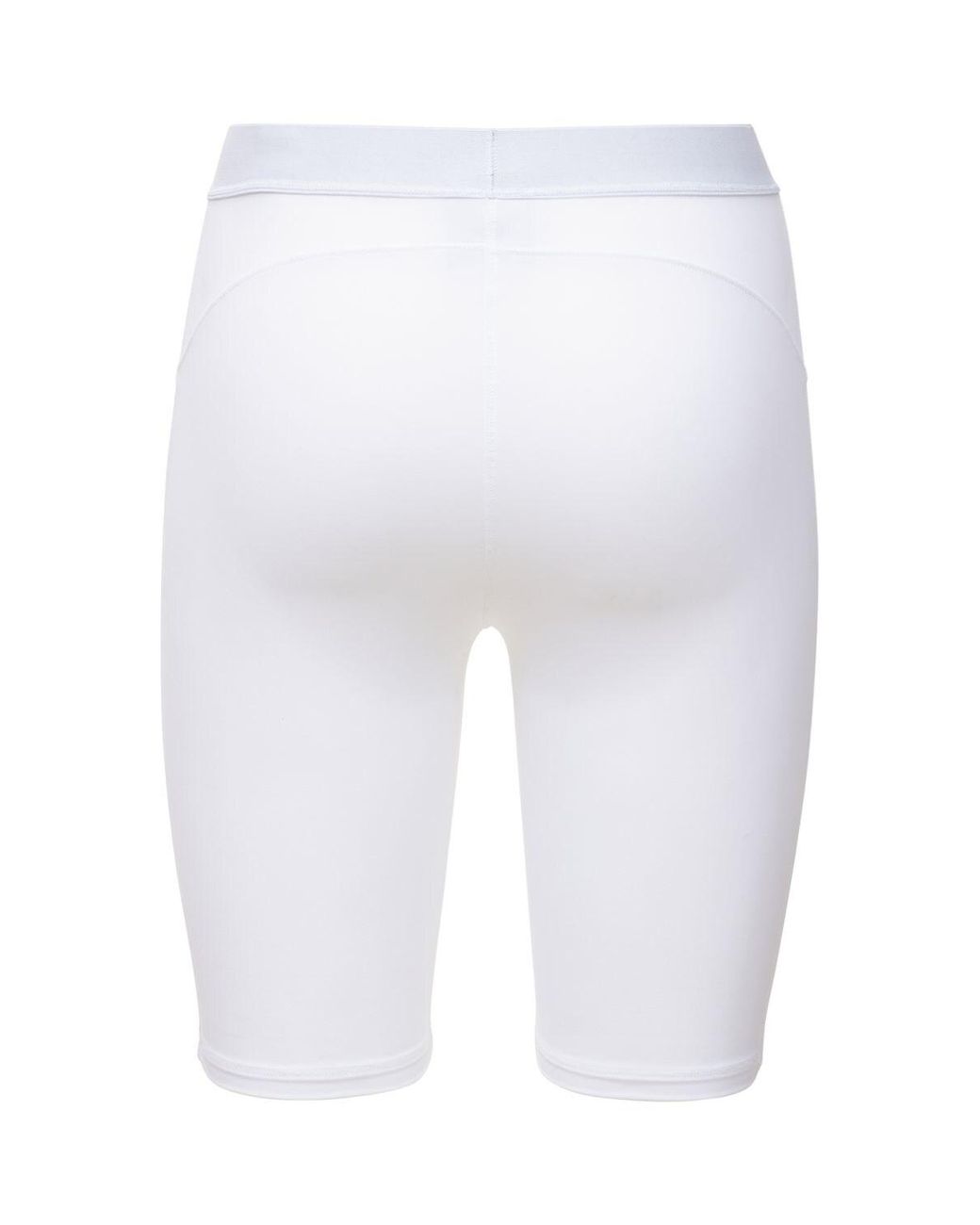 Vetements Synthetic Lycra Logo Cycling Shorts in White - Lyst