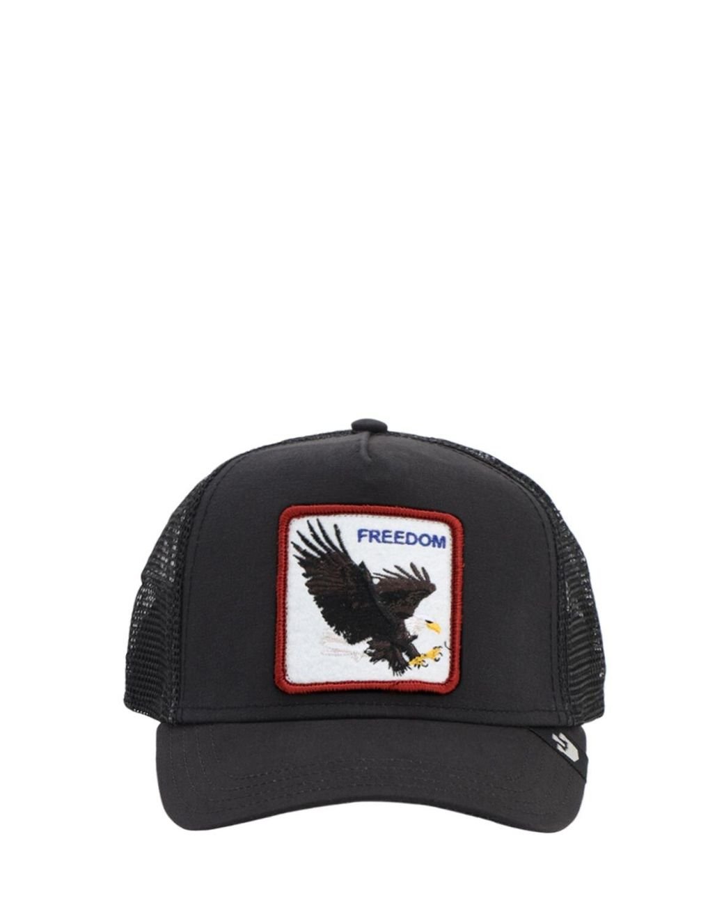 Goorin Bros Snapback Mesh Cap Black Freedom Eagle Patriotic Trucker Hat 101-0209 