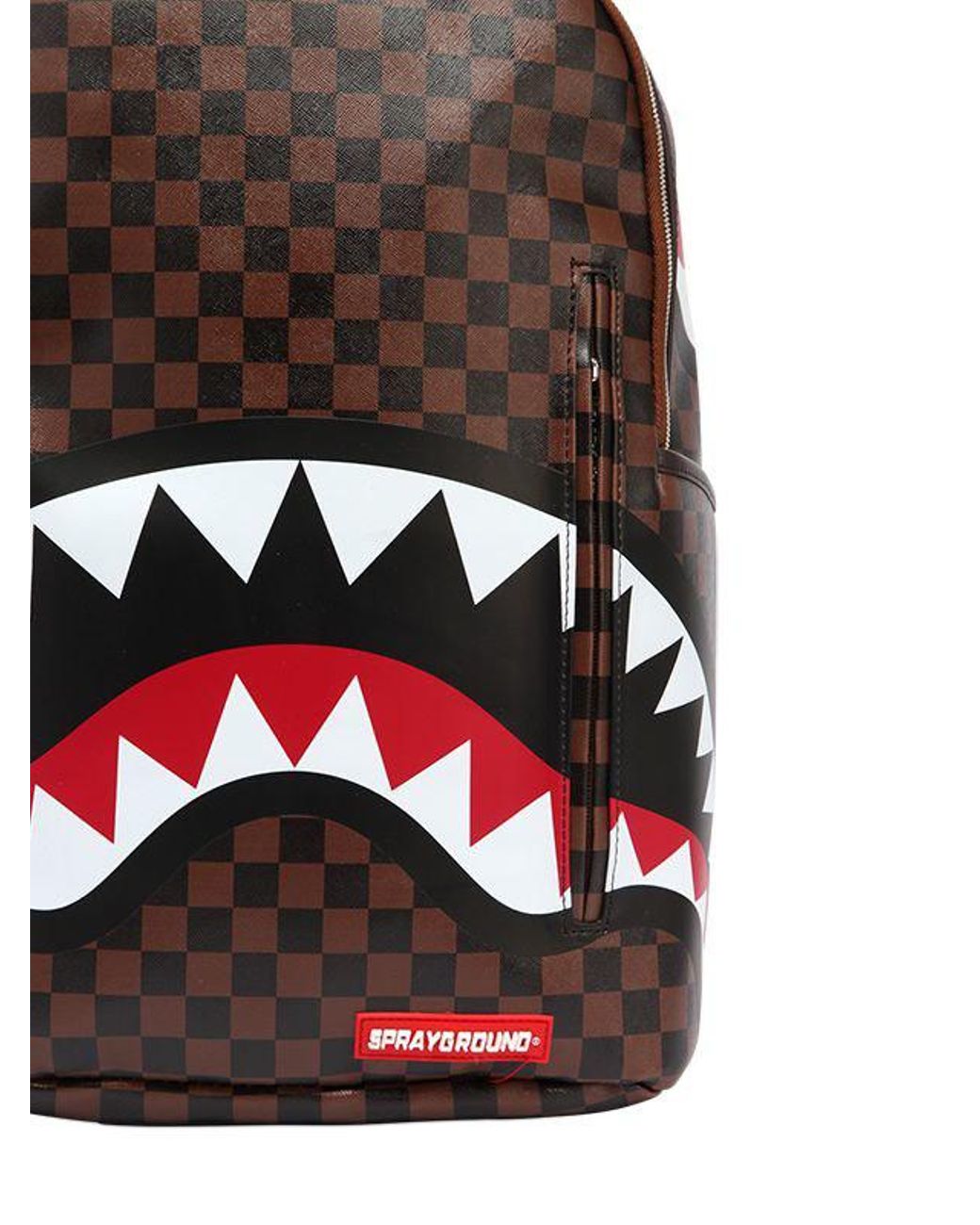Sprayground Shark In Paris Faux Leather Backpack for Men | Lyst
