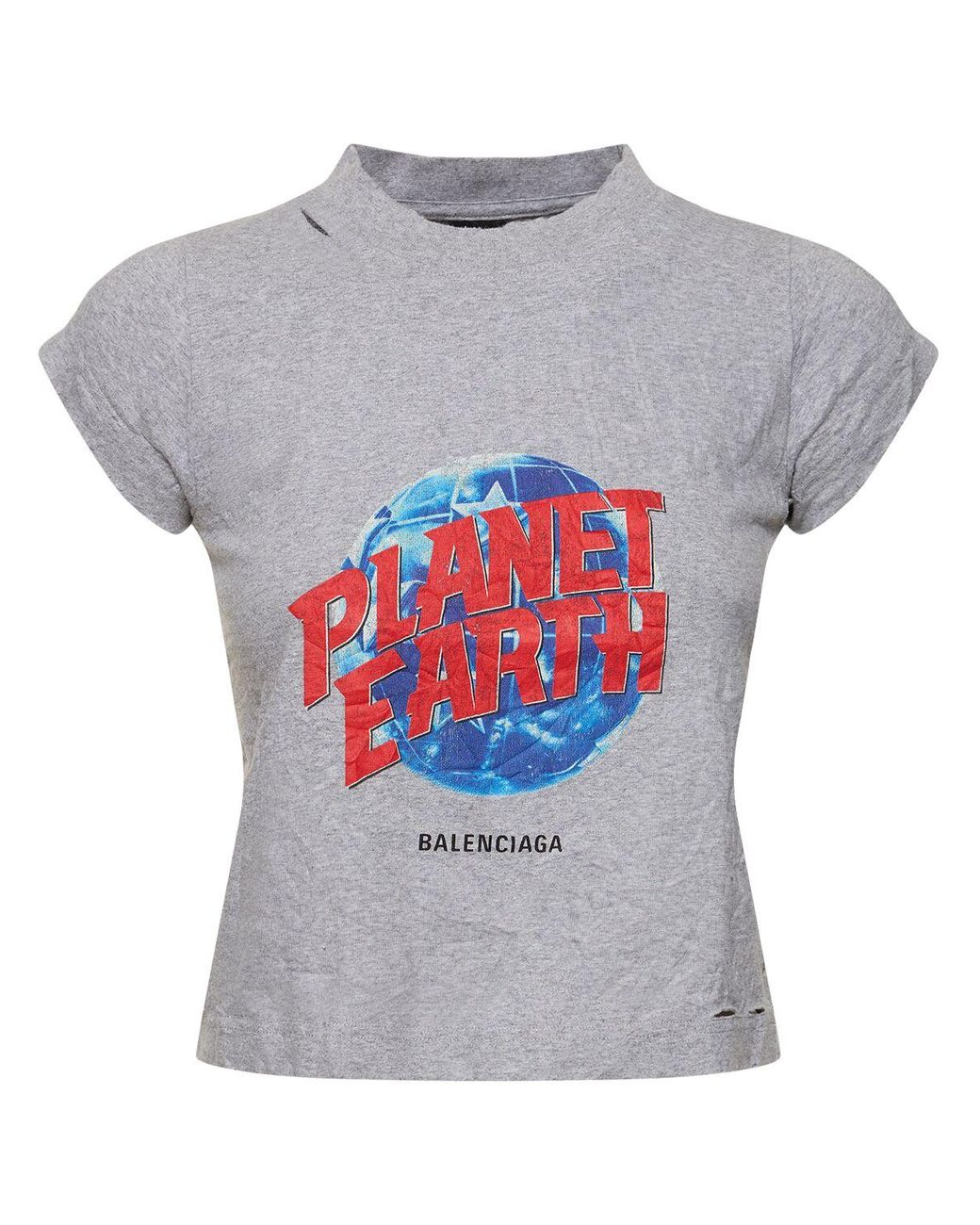 [BALENCIAGA]Planet Earth Layered T-shirt Dress Tシャツドレス Balenciaga Layered Mini Graphic T-Shirt Dress - Bergdorf Goodman