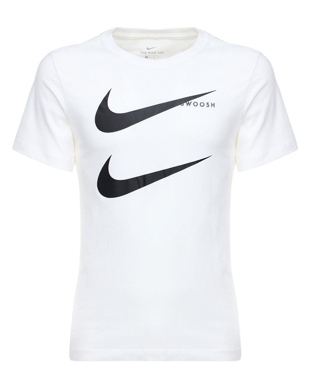 Nike Double Swoosh Cotton T-shirt in White for Men | Lyst Canada