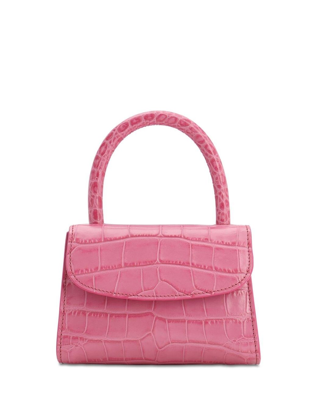 BY FAR Lvr Exclusive Mini Embossed Leather Bag - Lyst