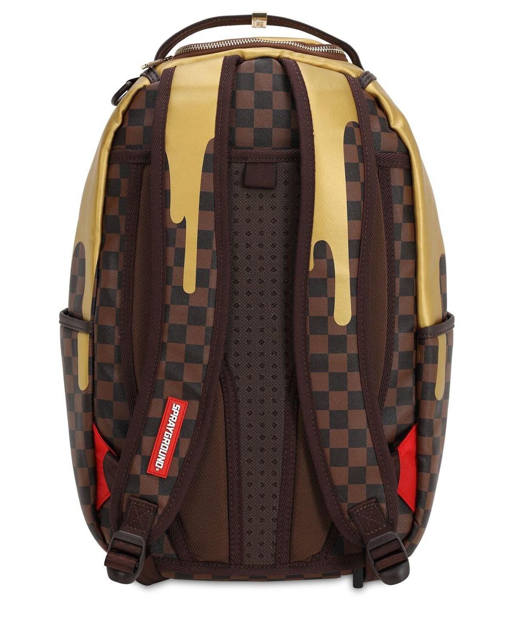 Leather backpack Sprayground Brown in Leather - 22849693