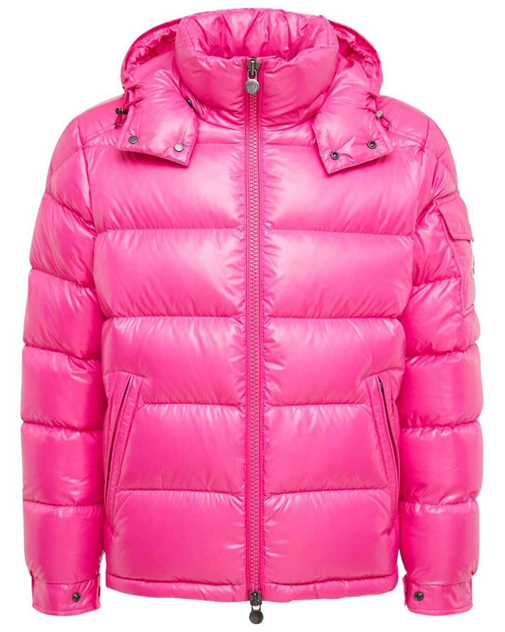 Moncler Maya Nylon Laque Down Jacket in Pink for Men | Lyst Canada