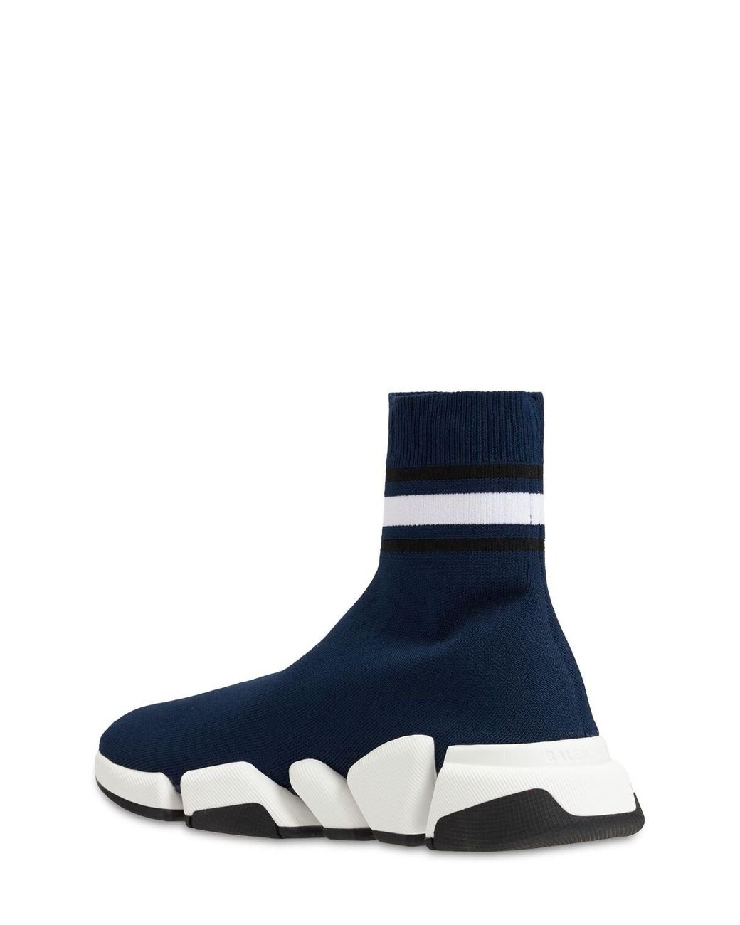 balenciaga sock shoes navy