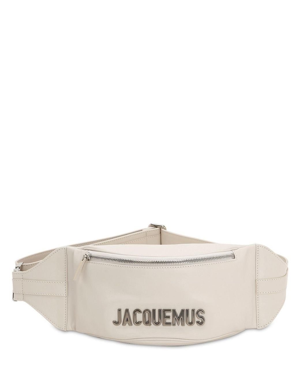 La Ceinture Cuscinu Leather Belt in Black - Jacquemus