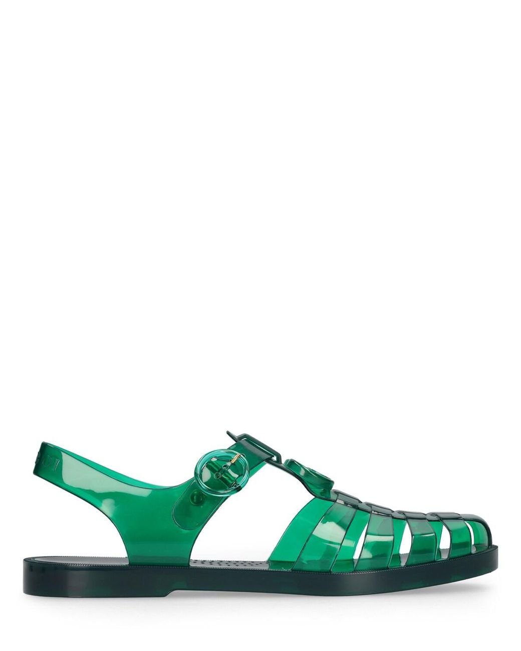 Gucci Double G Sandals in Green for Men