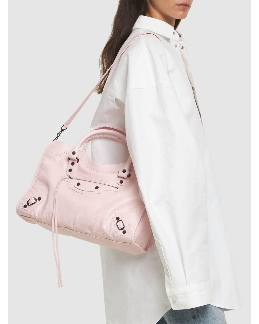 【BALENCIAGA】Medium Le City Arena レザーバッグ BALENCIAGA Medium Le City Arena Storico Leather Bag Balenciaga