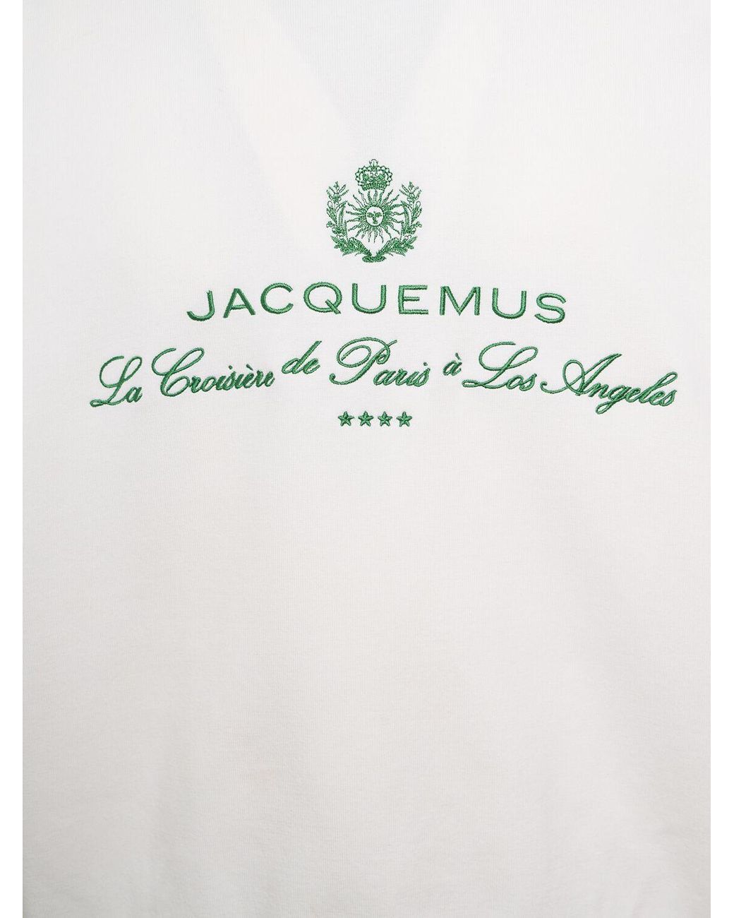 Tシャツ・カットソー JACQUEMUS La Maille Venice Jacquemus La Maille Venice Cotton Blend Ls T-Shirt in