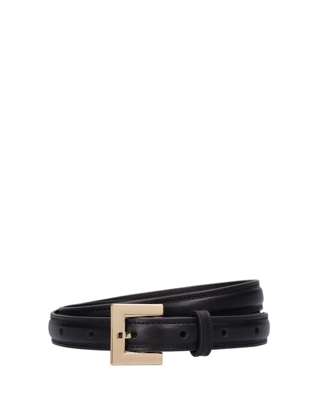 【関税込み】ANINE BING オフホワイト Nicola ベルト ANINE BING Nicola leather belt | NET-A-PORTER