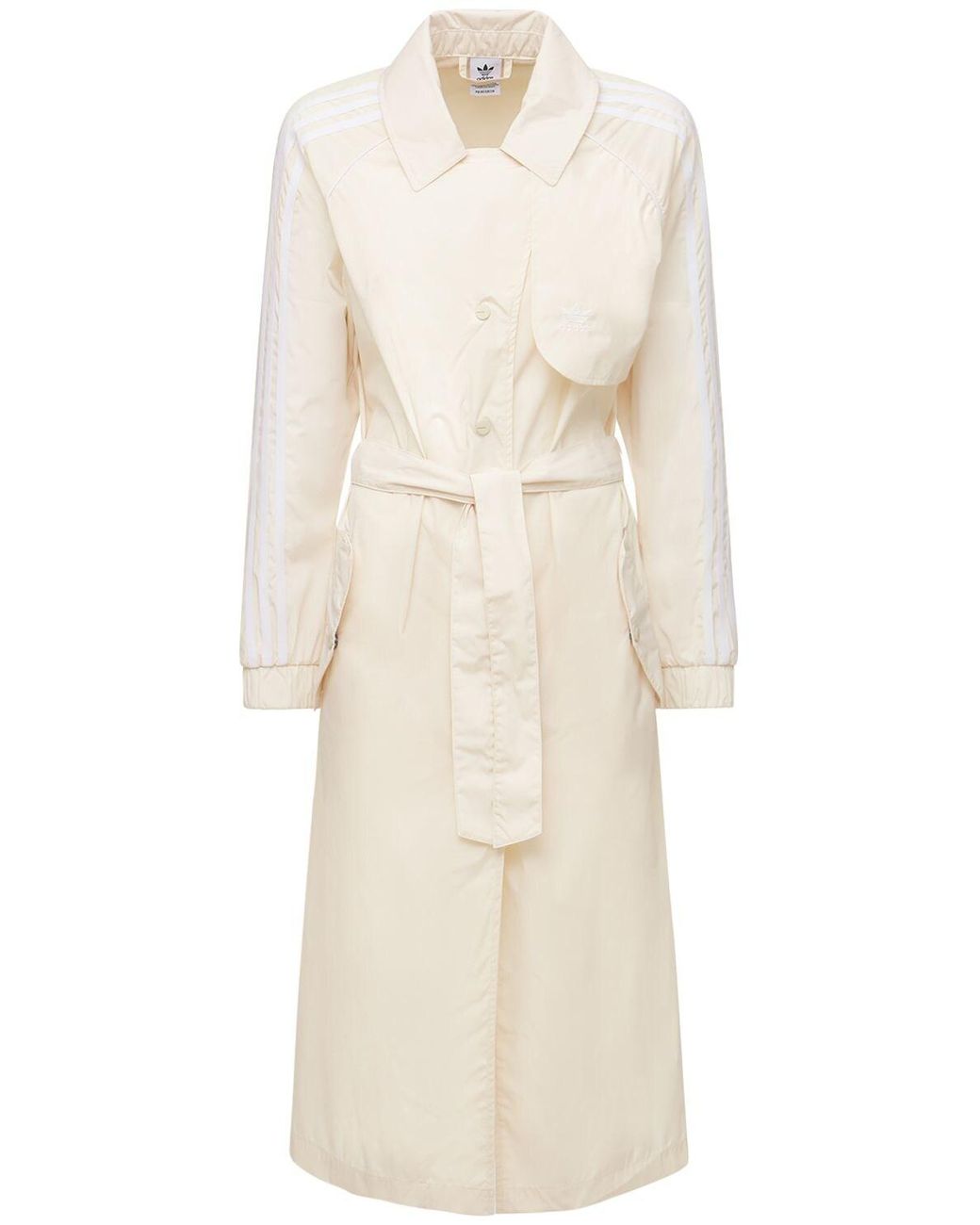 adidas Originals Trench Coat in Natural Lyst Australia