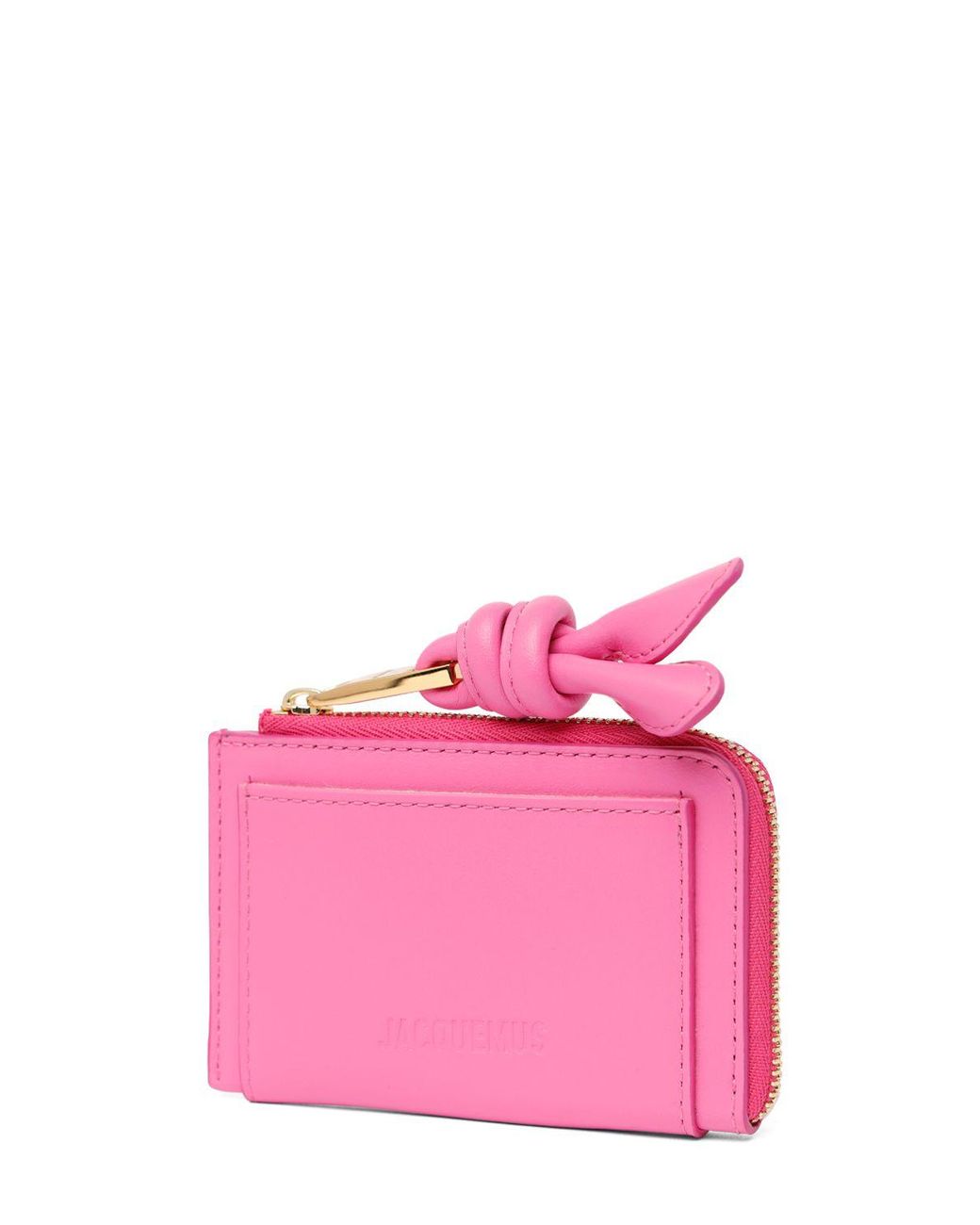 ☆JACQUEMUS☆ LE PORTE CARTES TOURNI カードウォレット Jacquemus Le Porte-cartes Tourni レザーウォレット ピンク | Lyst