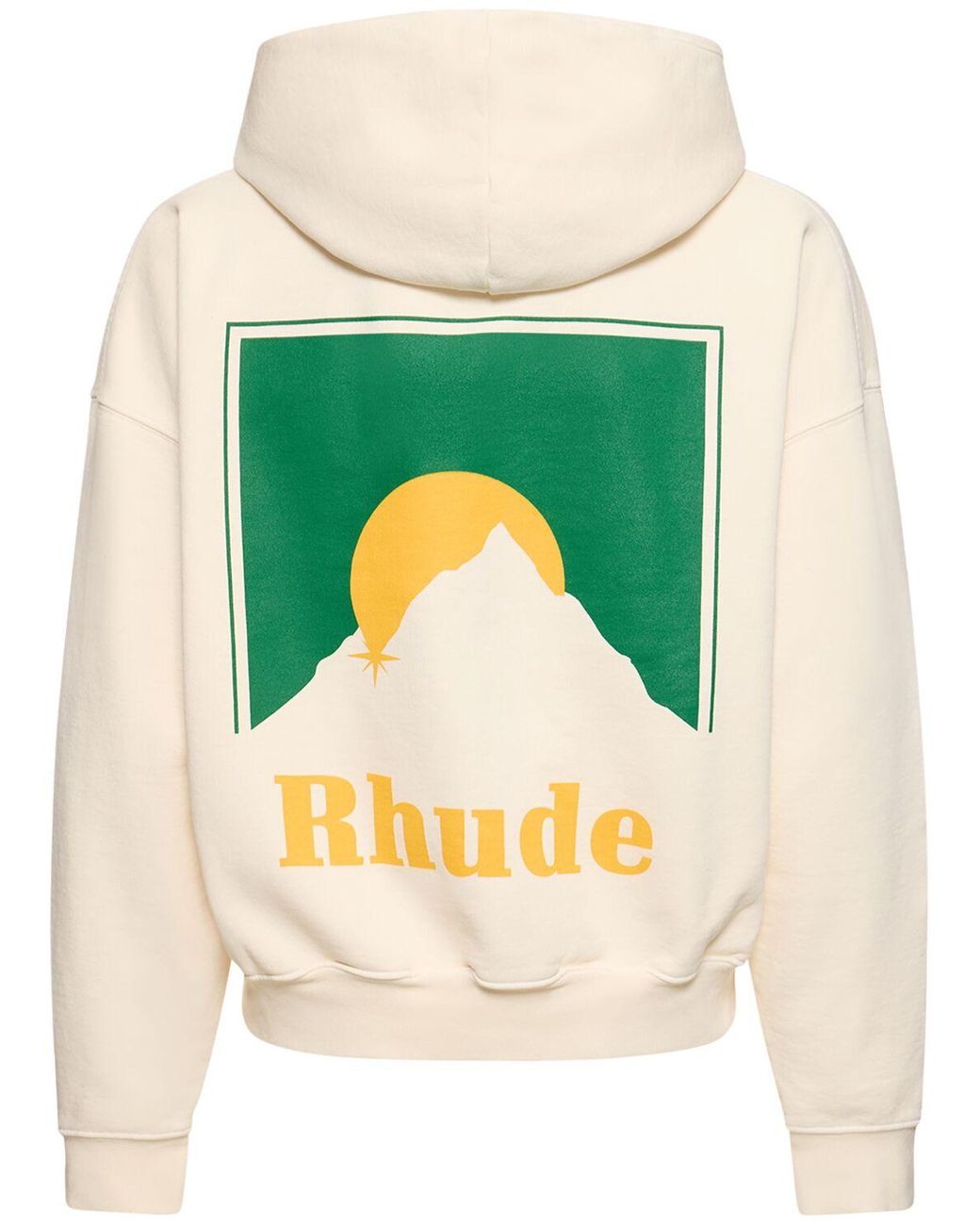 Rhude Moonlight Cotton Hoodie in Natural for Men Lyst UK