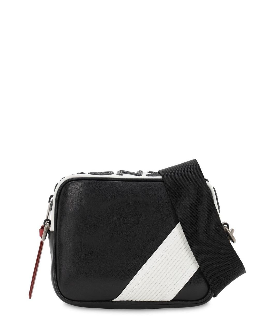 Givenchy Mc3 Reverse Logo Leather Crossbody Bag in Black for Men Lyst Australia