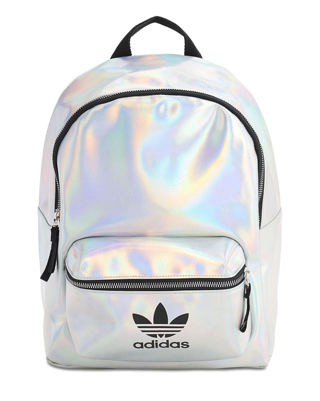 adidas Originals Mini Holographic Backpack in Metallic | Lyst