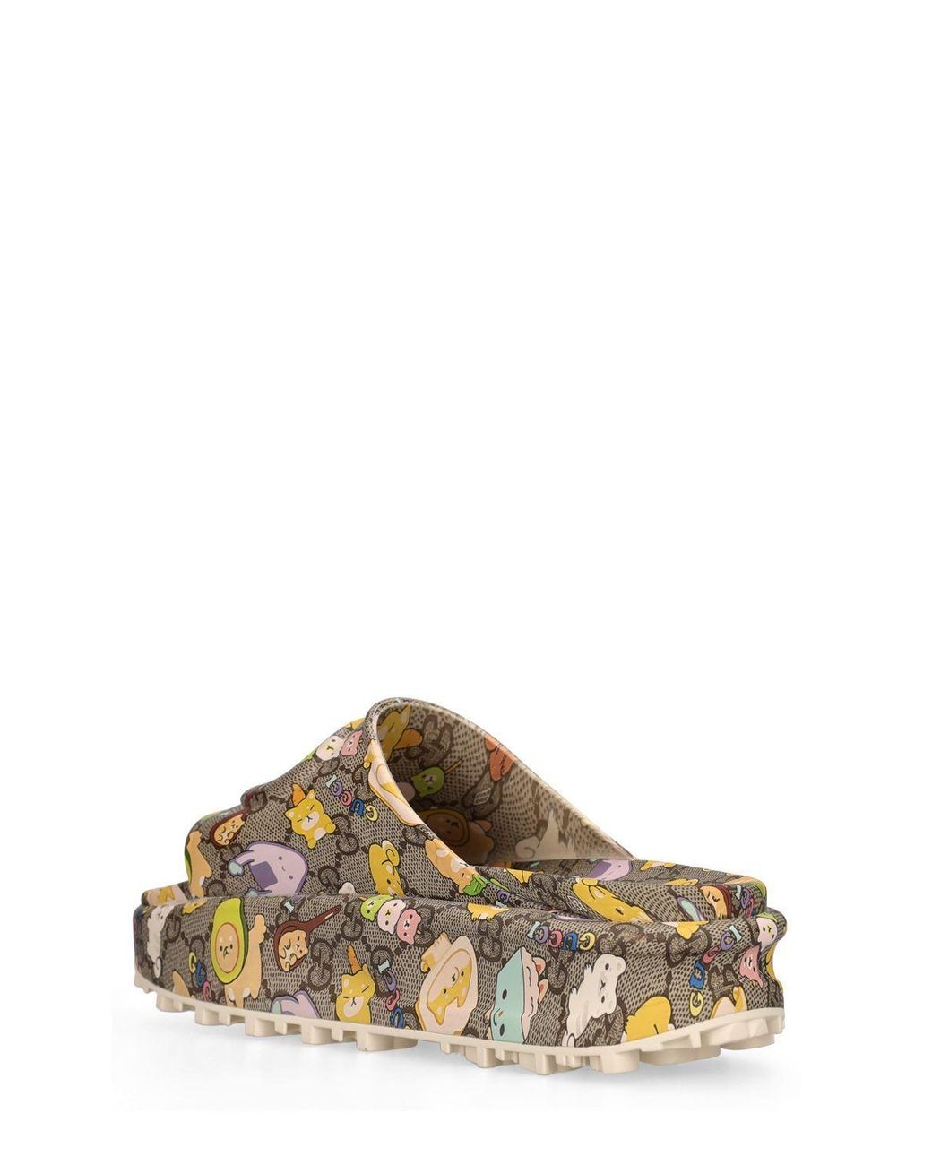 Gucci animal print rubber slide sandal