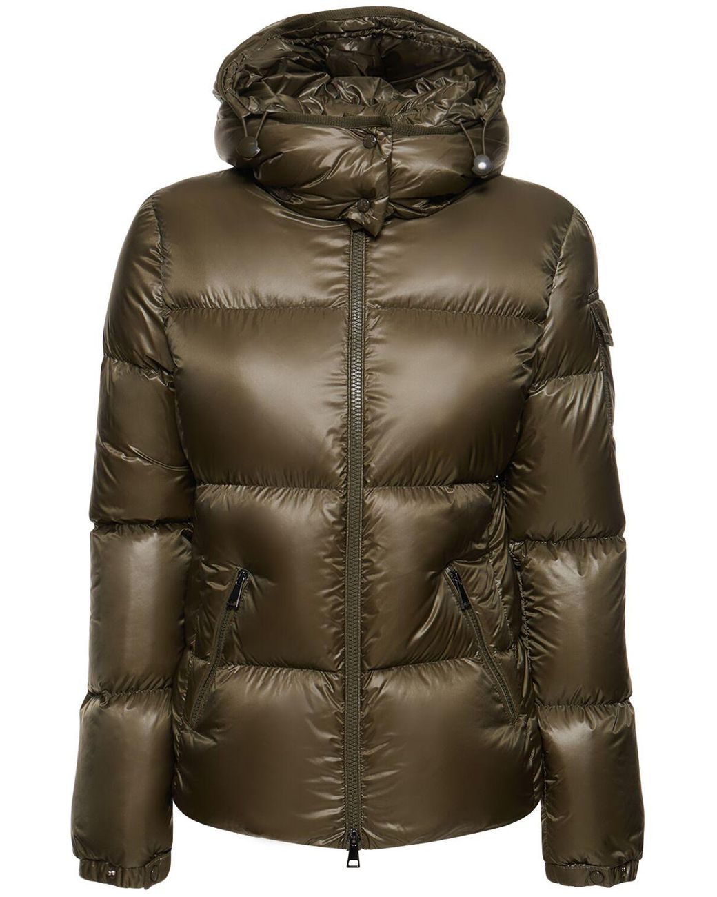 ダウンジャケット・コート MONCLER OLIVE GREEN NYLON LOMBI DOWN JACKET グリーン（緑）系 MONCLER(モンクレール) ダウンジャケット
