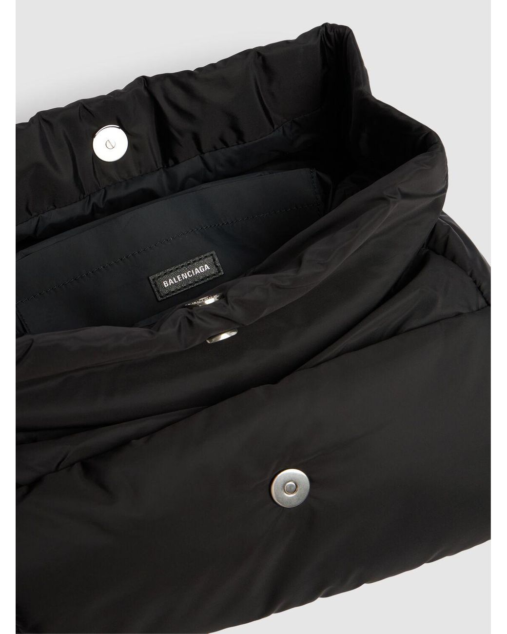 【関税&送料込】Balenciaga Black Nylon Small Monaco Crossbod BALENCIAGA Small Monaco Quilted Nylon Shoulder Bag Balenciaga