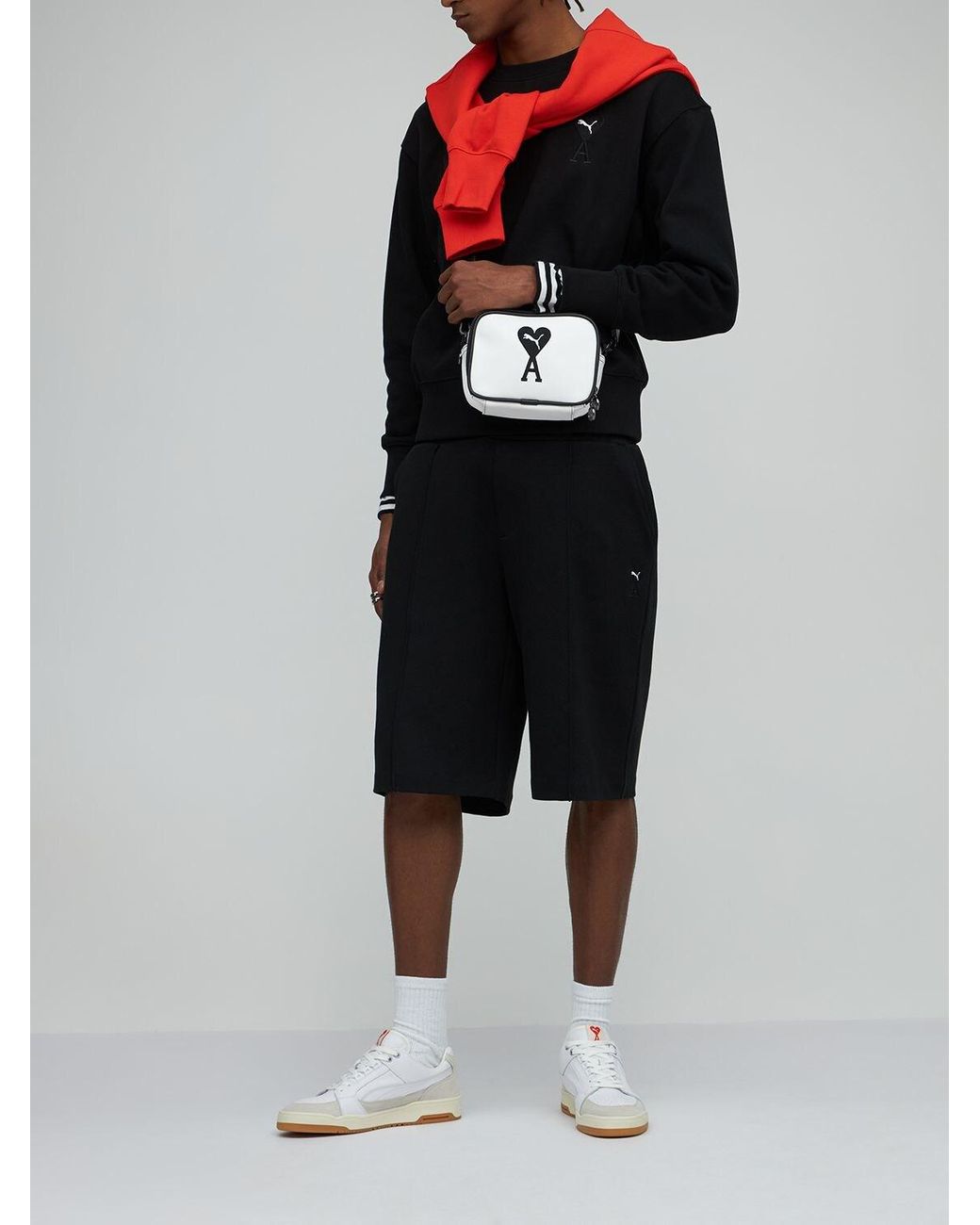 PUMA Ami Small Shoulder Bag in Black for Men | Lyst