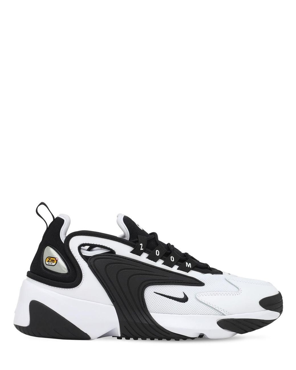 nike zoom 2k black and white size 5