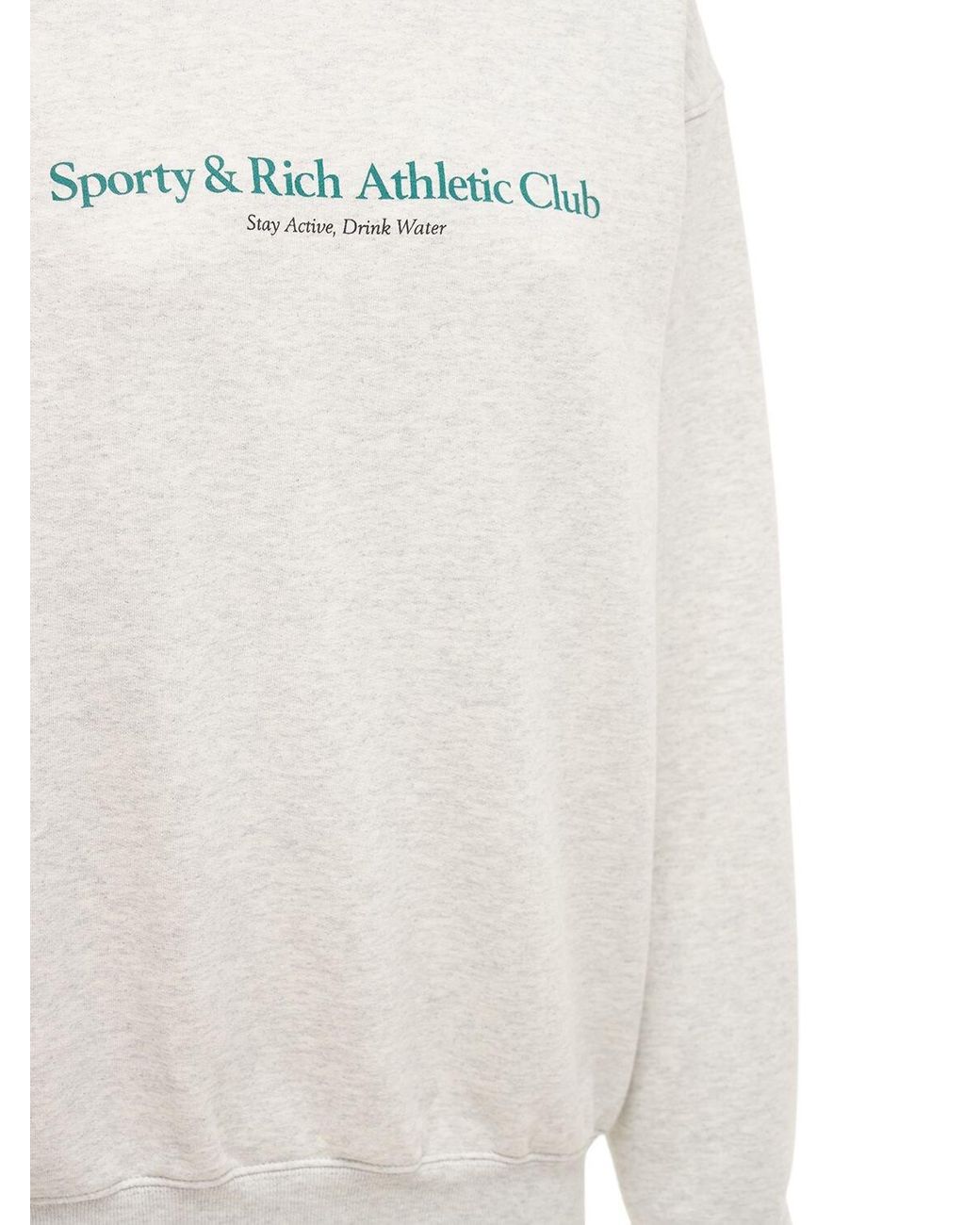 スウェット・トレーナー Sporty & Rich La Athletic Club Sweatshirt Mellot White CR676 Sporty & Rich - ATHLETIC CLUB CREAM HOODIE – LE LABO STORE