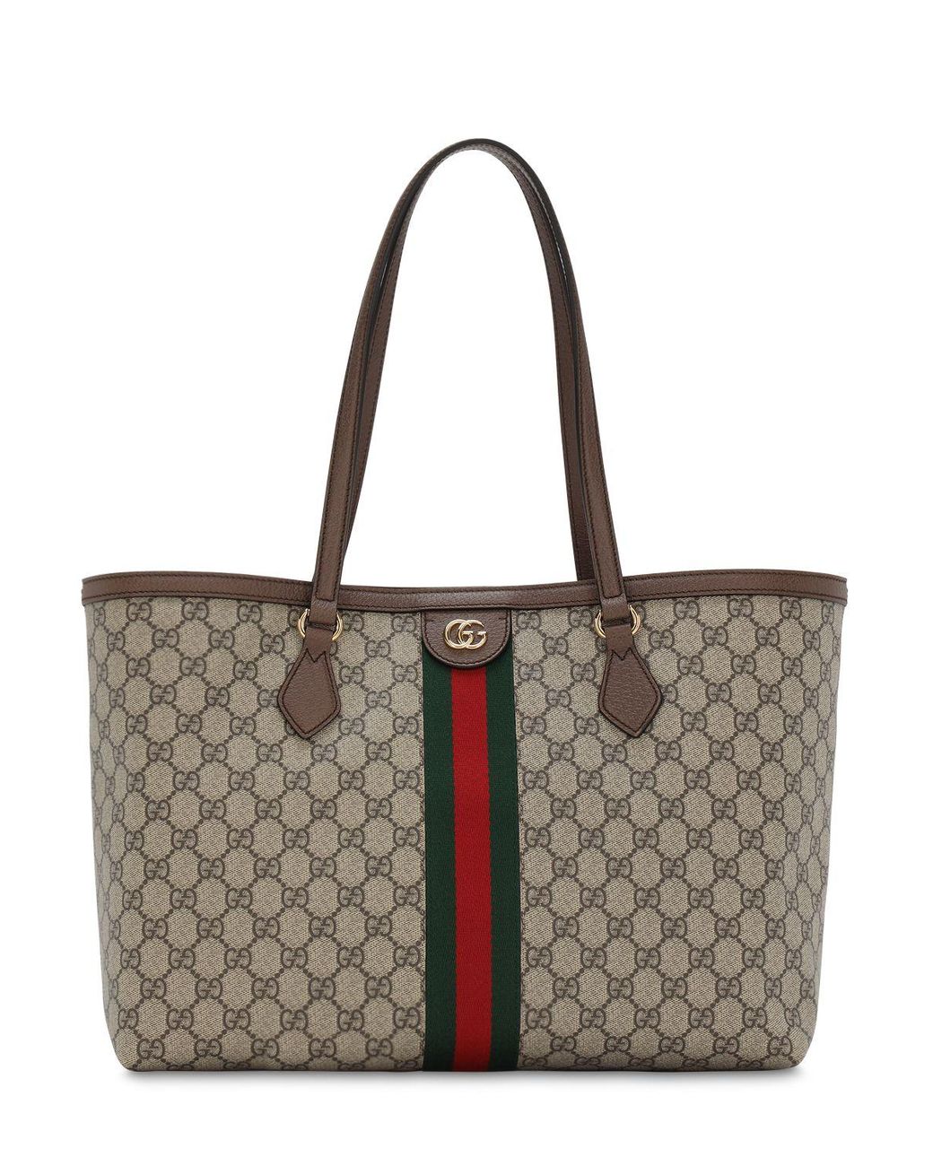Gucci Ophidia Gg Supreme Original Tote Bag in Brown | Lyst UK