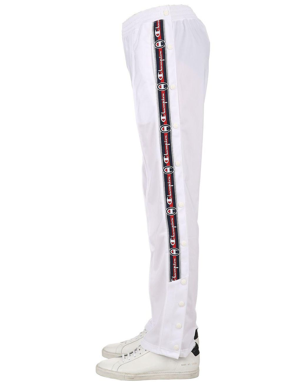 White champion shop track pants