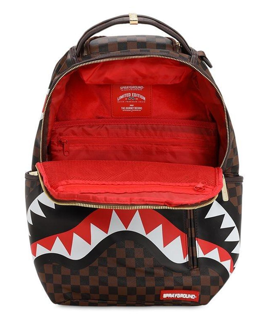 SPRAYGROUND ZAINO SHARK IN PARIS SAVAGE Unisex Brown