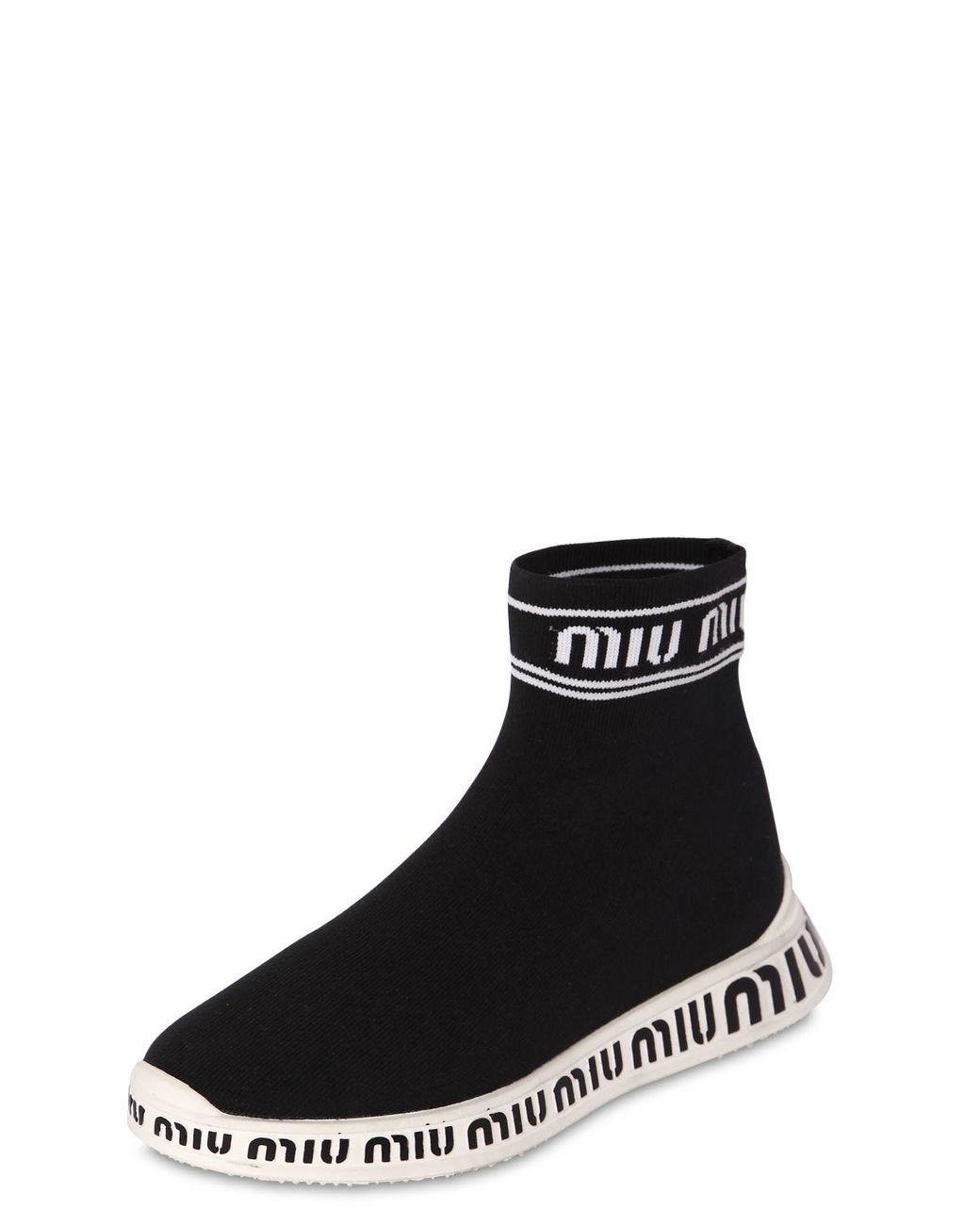 miu miu sock sneakers