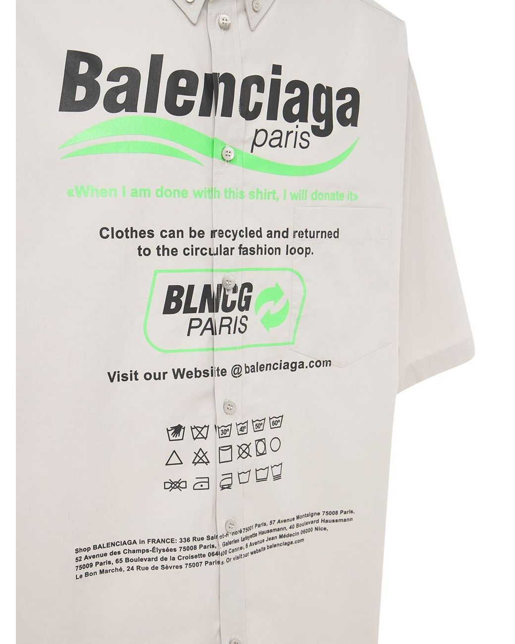 balenciaga 40 rue de sèvres t shirt