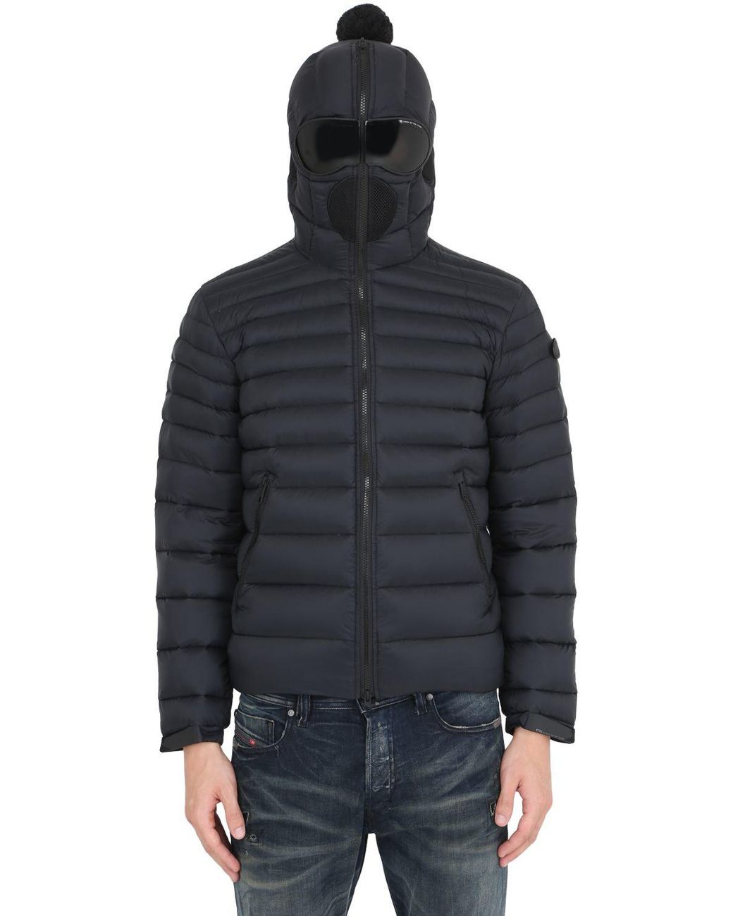 Ai Riders On The Storm Ripstop Down Jacket in Black for Men | Lyst