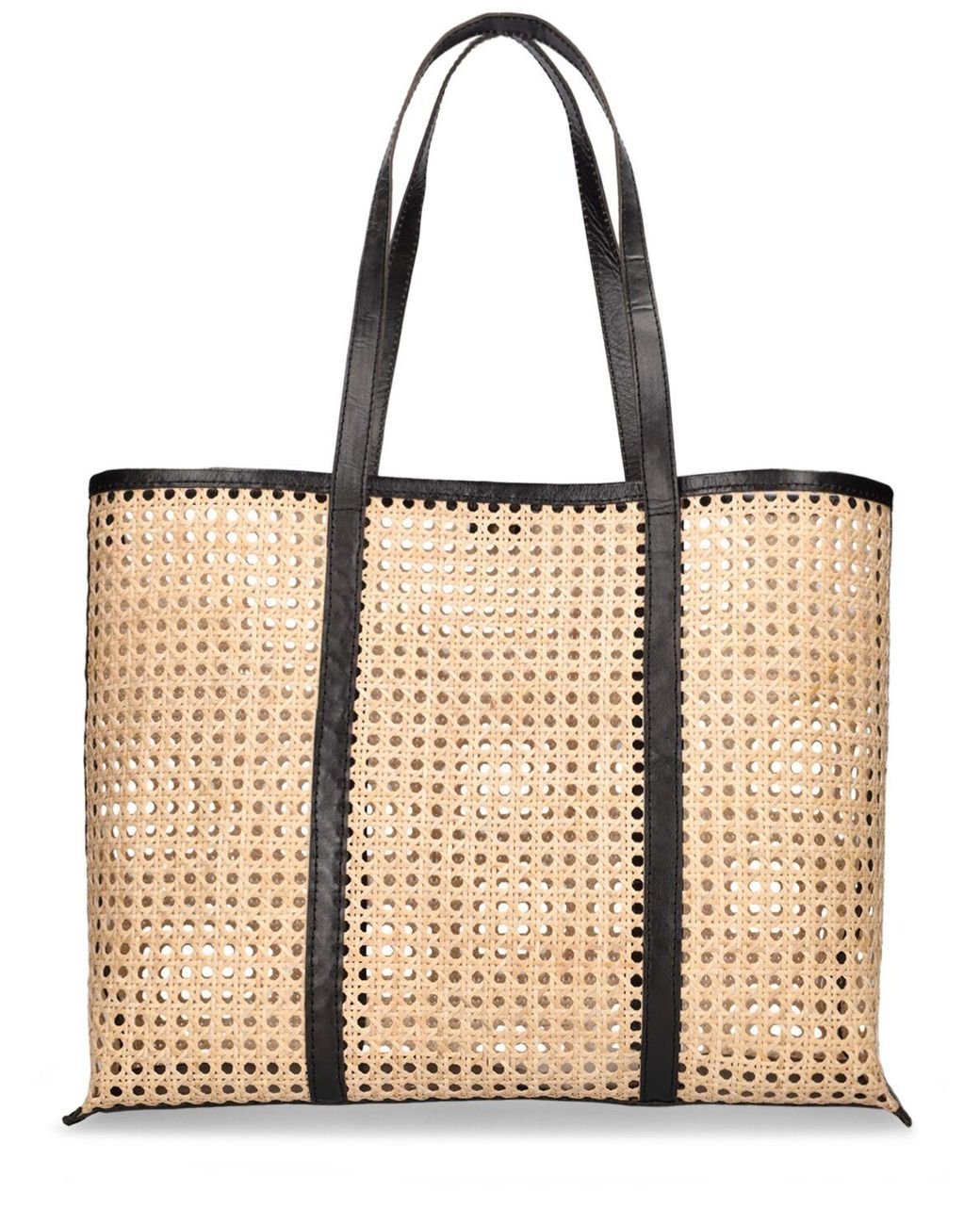 Bembien Large Margot Rattan Leather Tote Bag in Natural Lyst UK