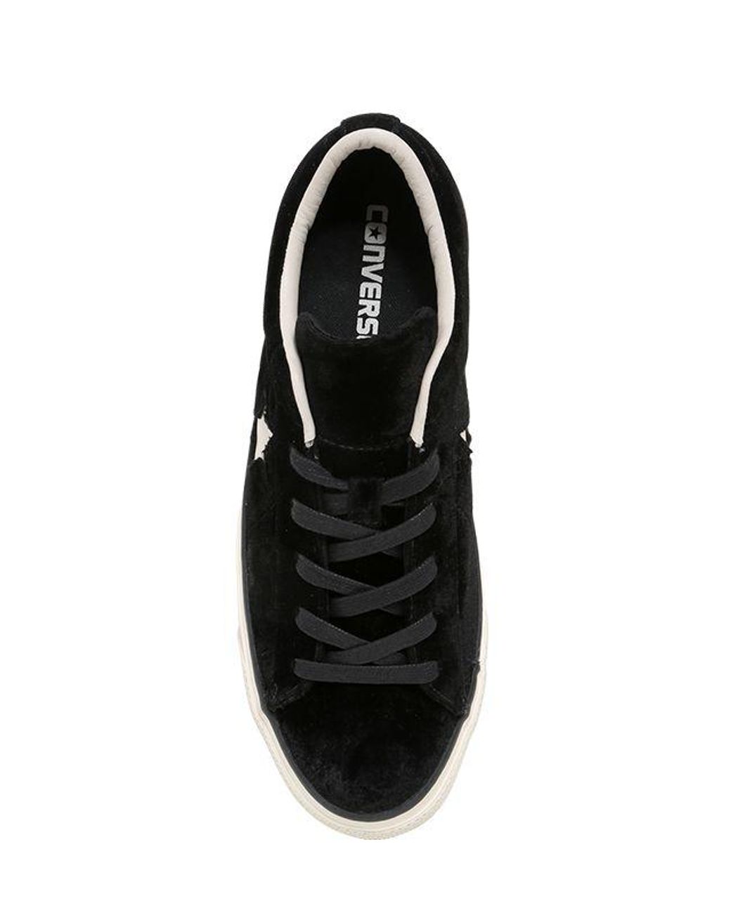 one star platform suede sneaker