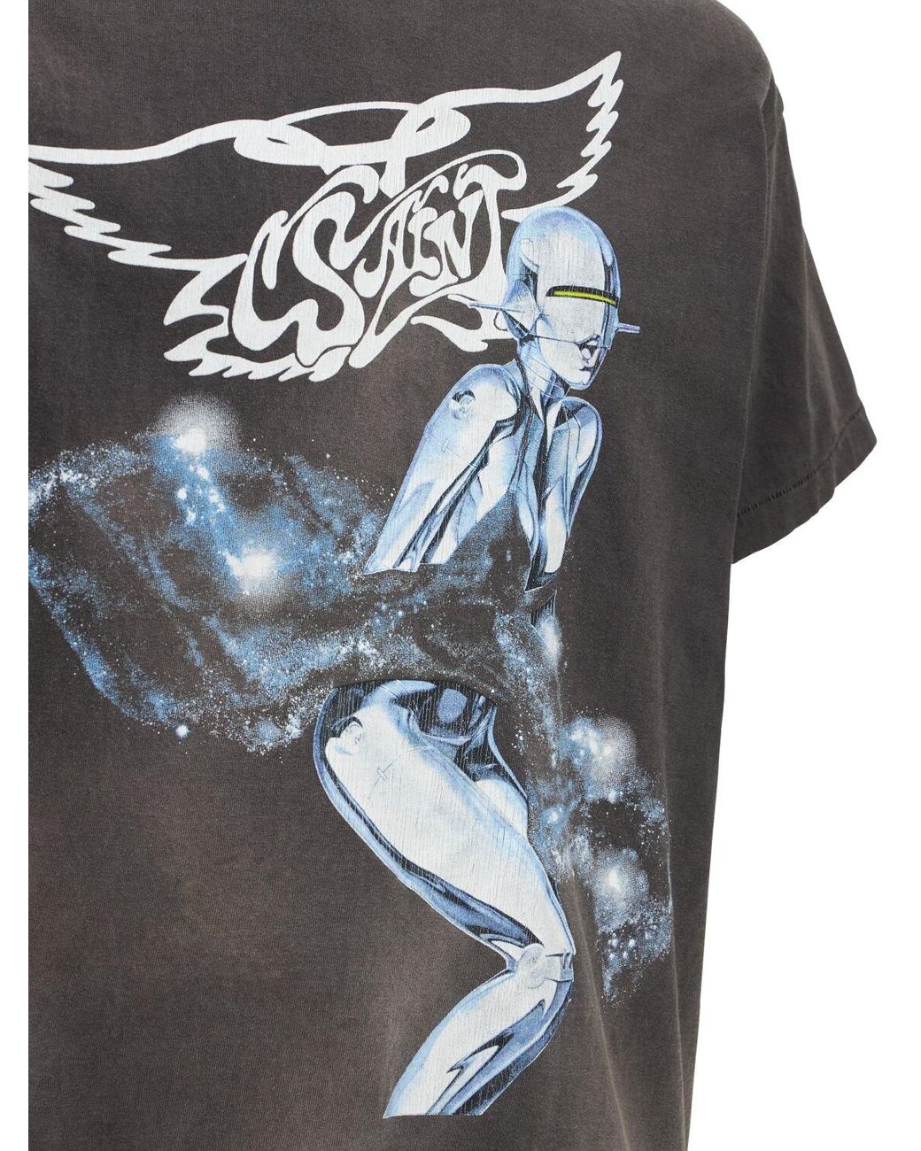 Saint Michael Men's Black Sorayama X T-shirt