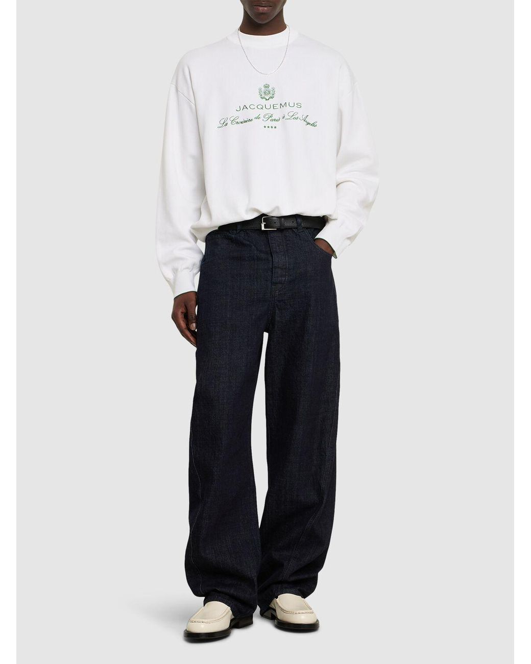 Jacquemus La Maille Venice Cotton Blend Ls T-Shirt in