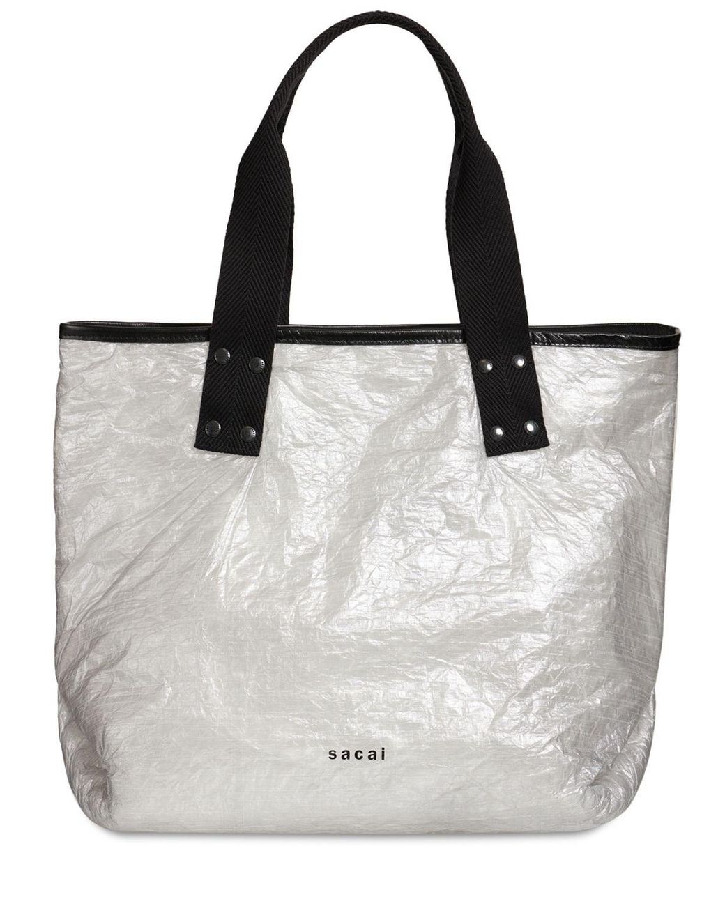 Sacai Large Dyneema Tote Bag in White for Men | Lyst