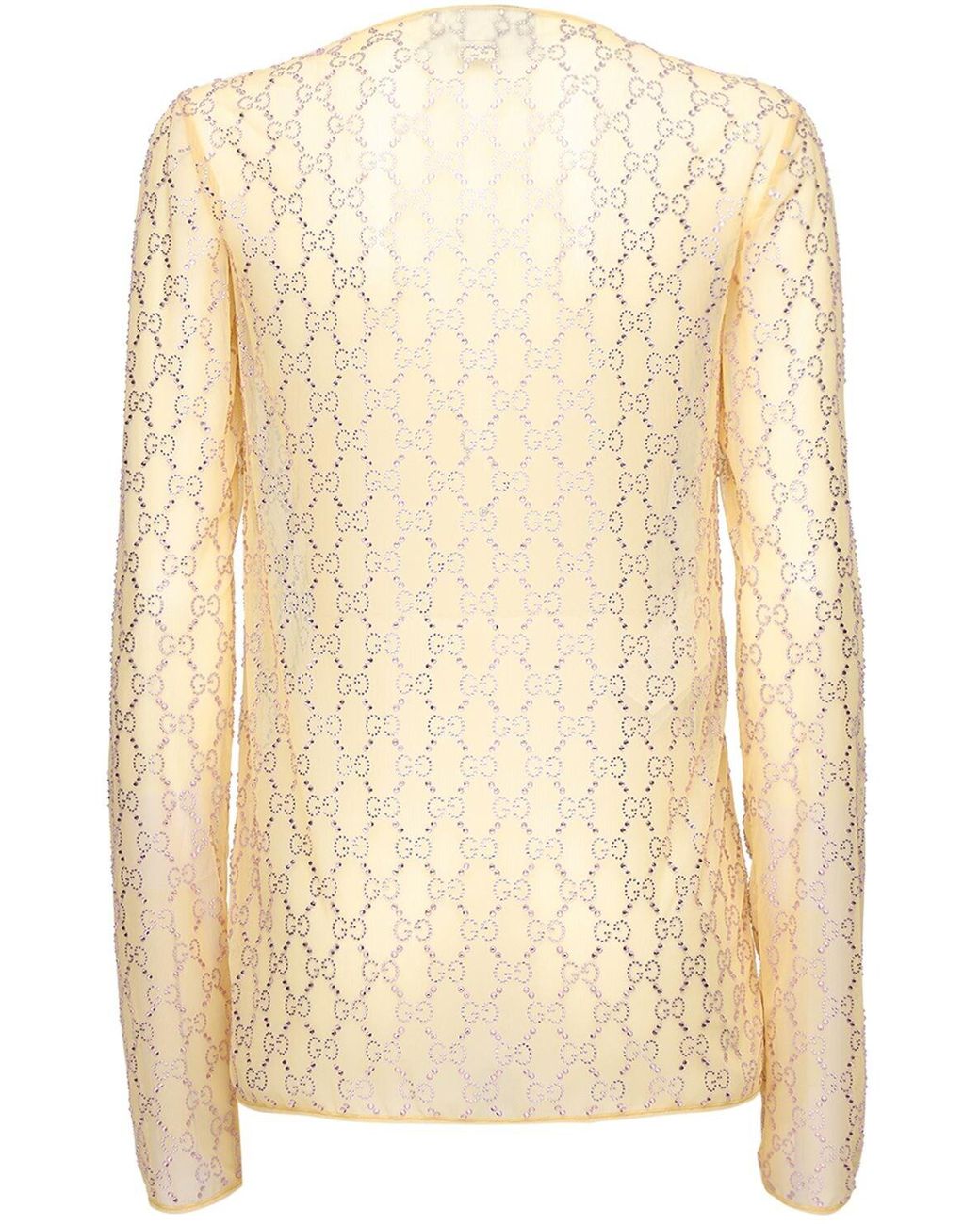 Gucci Gucci Tom Ford 1999 Swarovski Crystals Embroidered Shirts 