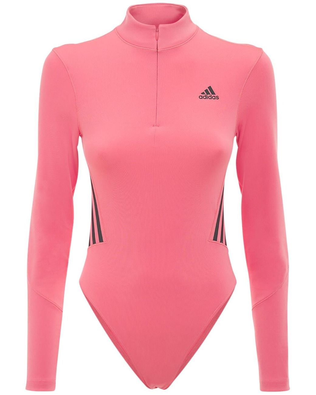 adidas bodysuit pink